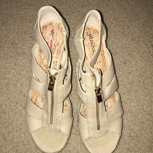 Beige Wedges